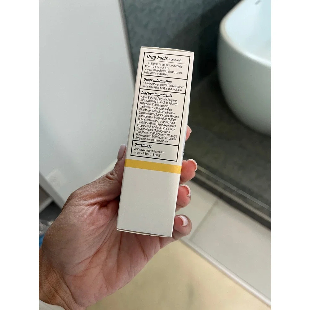 The Ordinary UV Filters SPF 45 Serum Broad Spectrum Sunscreen 60mL PA++++ NEW
